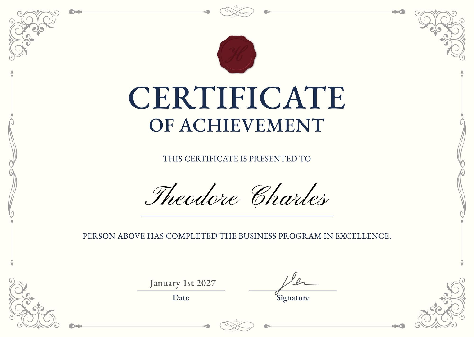 classy-ornamental-certificate-template-beige-black_53876-116396